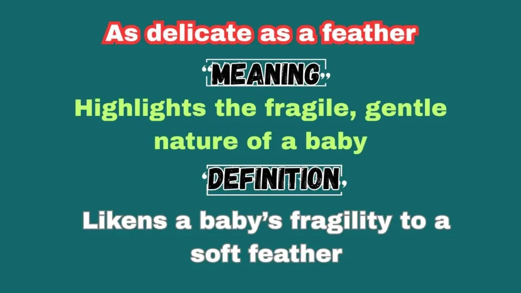 As delicate as a feather