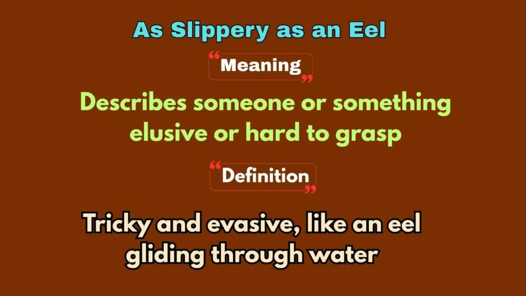As Slippery as an Eel