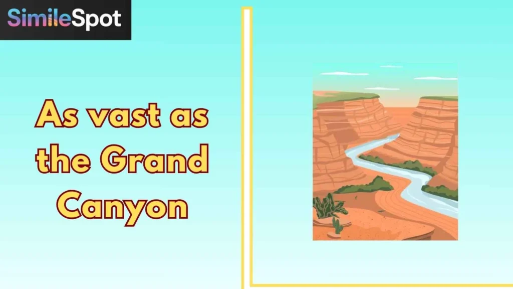 As vast as the Grand Canyon