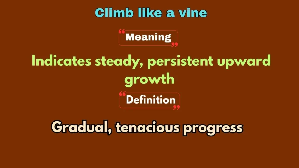 Climb like a vine