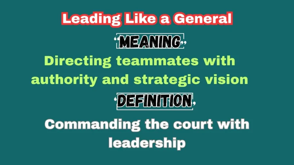 Leading Like a General