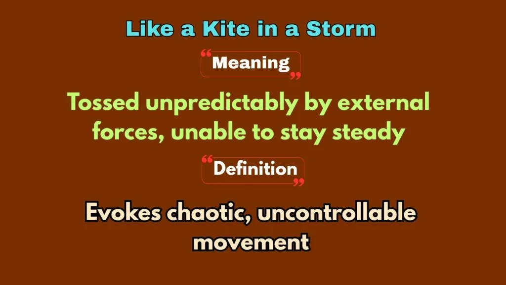 Like a Kite in a Storm