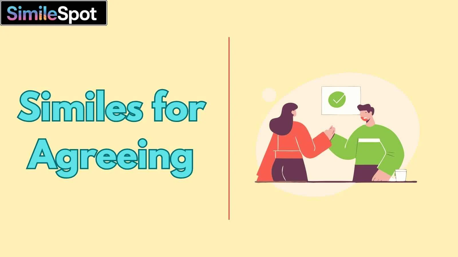 Similes for Agreeing