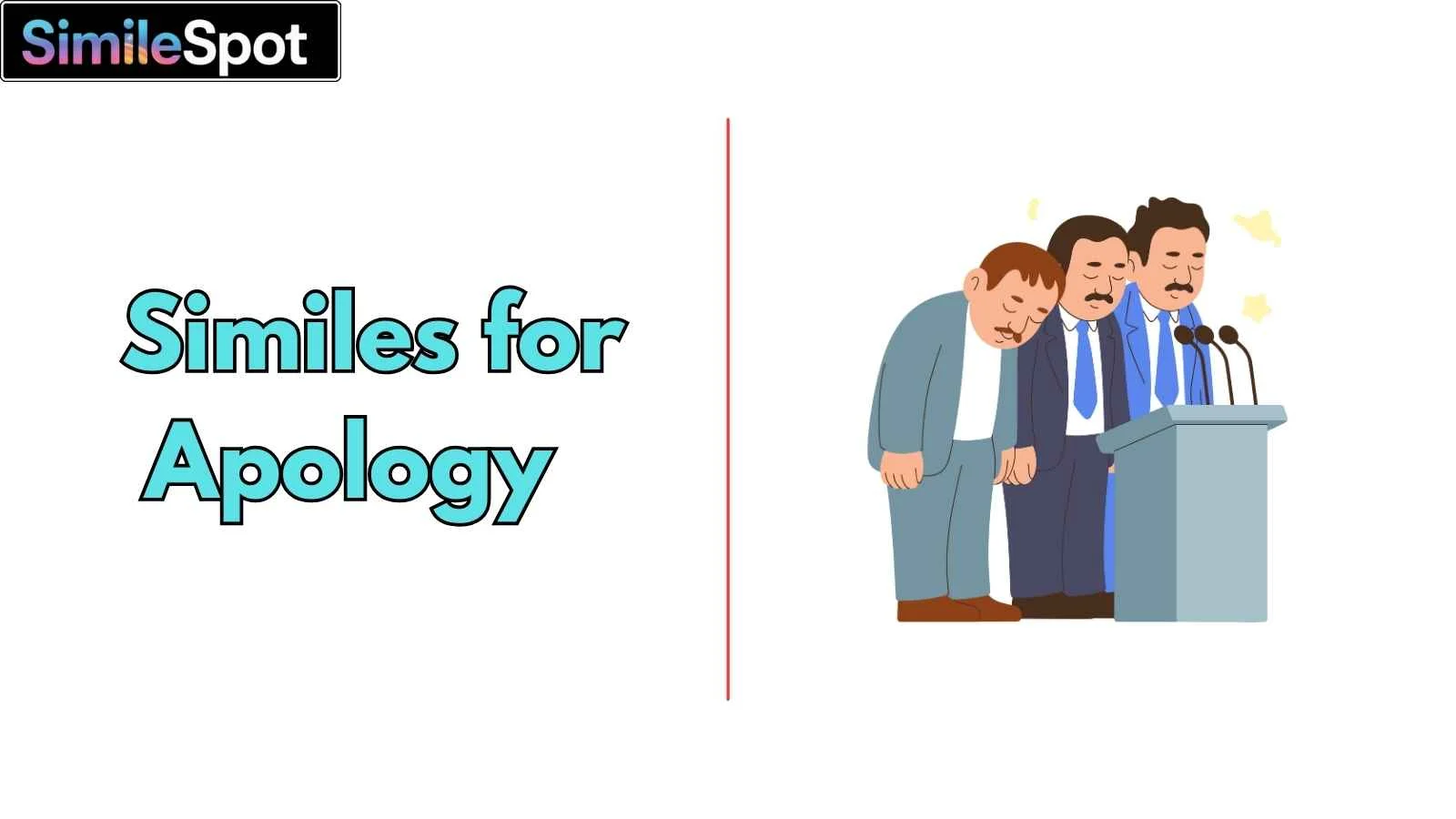 Similes for Apology