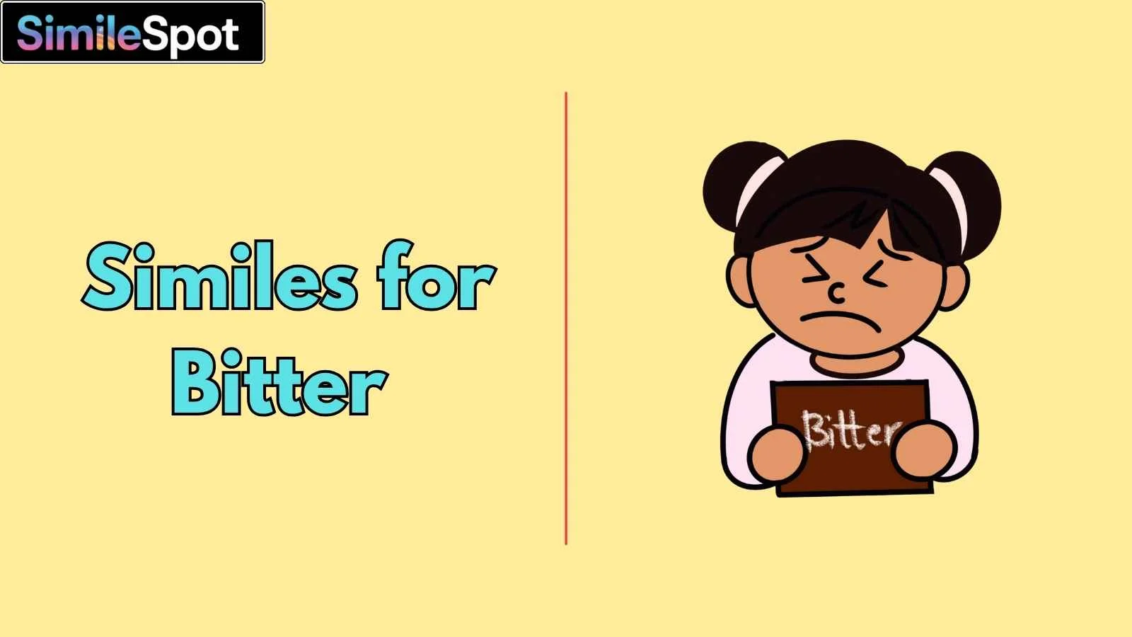 Similes for Bitter