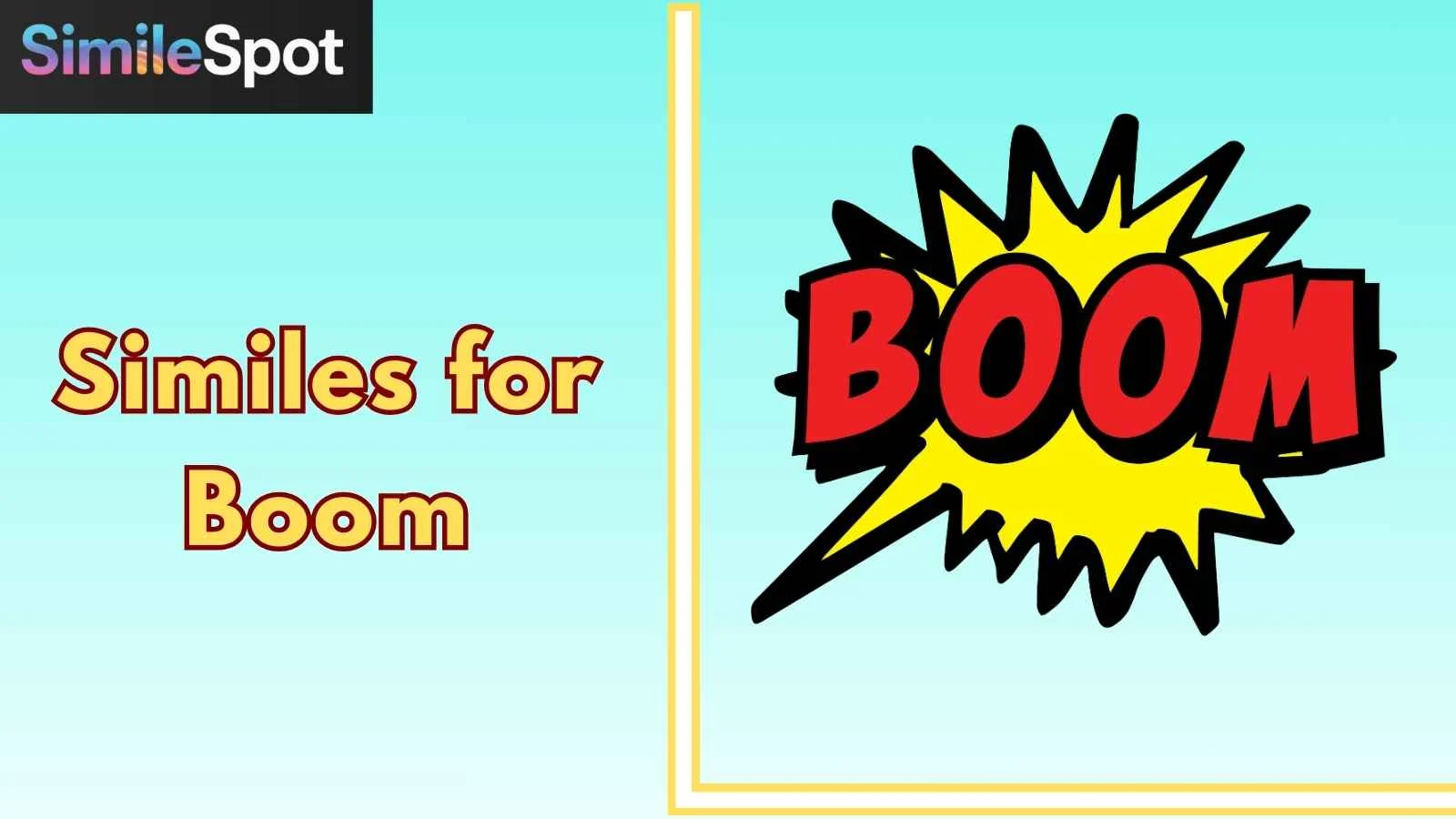 Similes for Boom
