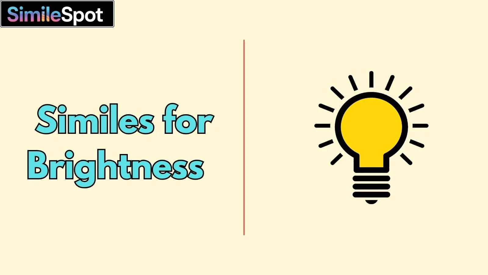 Similes for Brightness