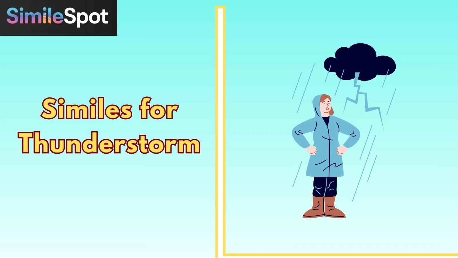 Similes for Thunderstorm