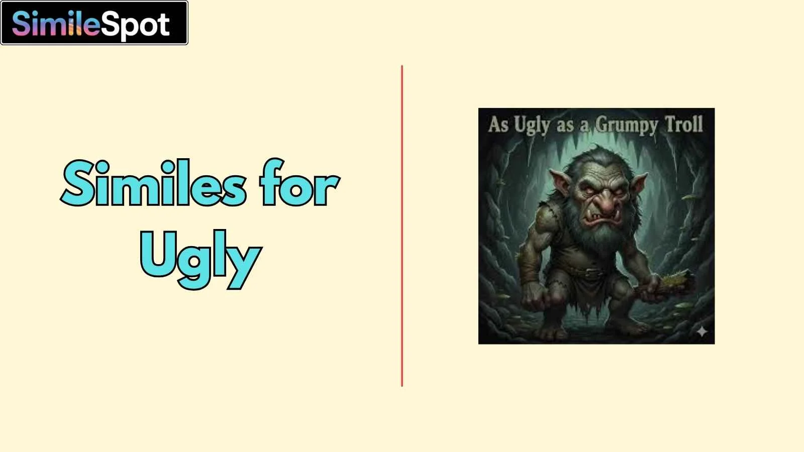 Similes for Ugly