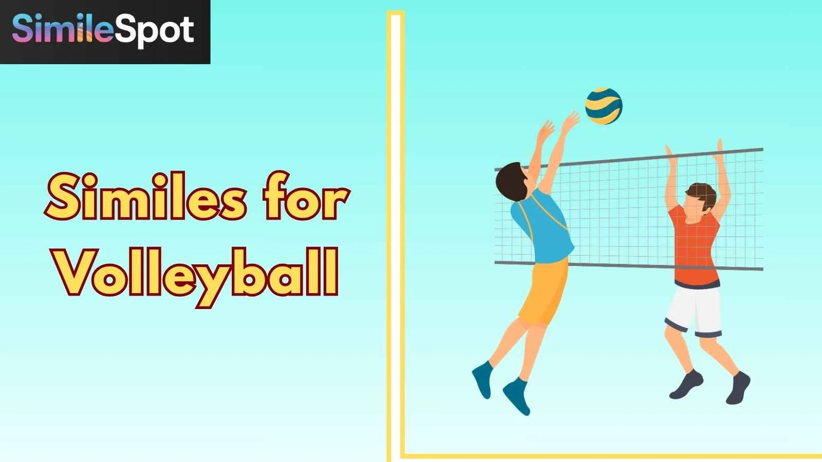 Similes for Volleyball