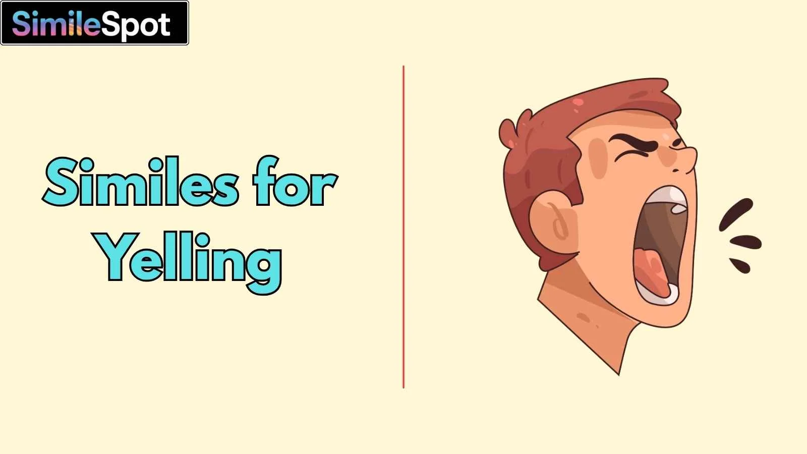 Similes for Yelling