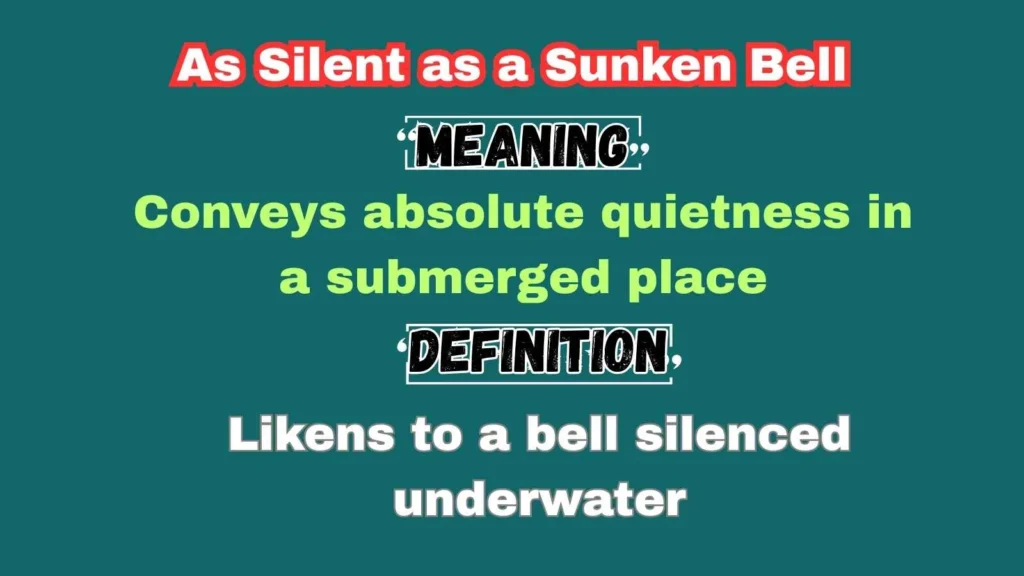 As Silent as a Sunken Bell