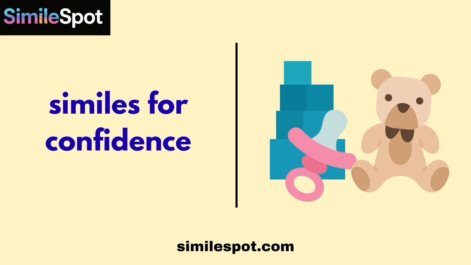 similes for confidence