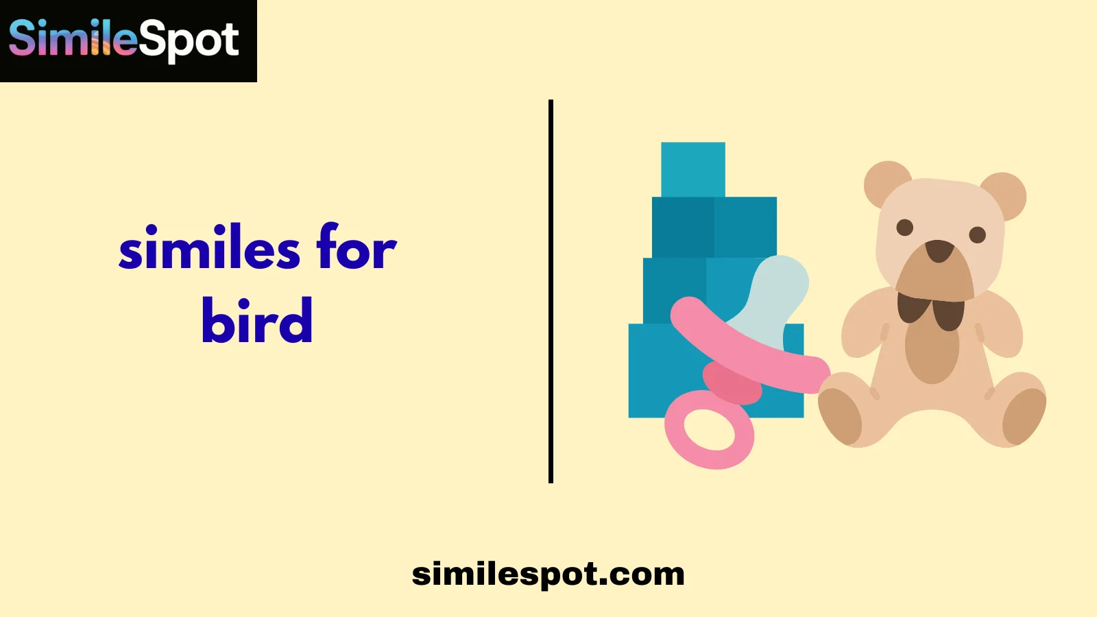 similes for bird