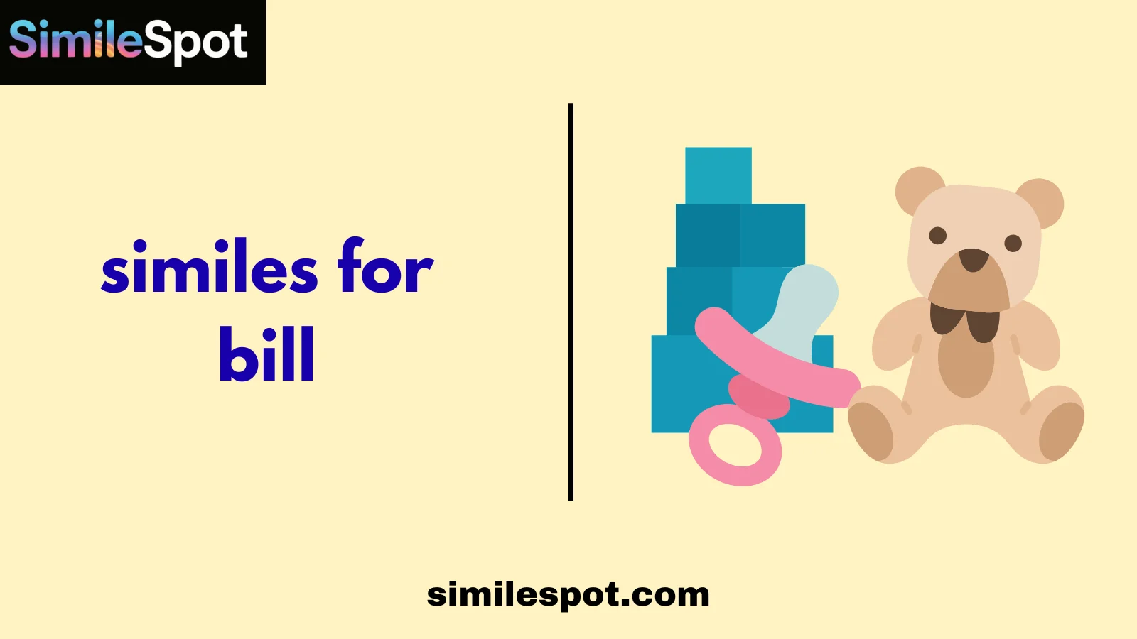 similes for bill