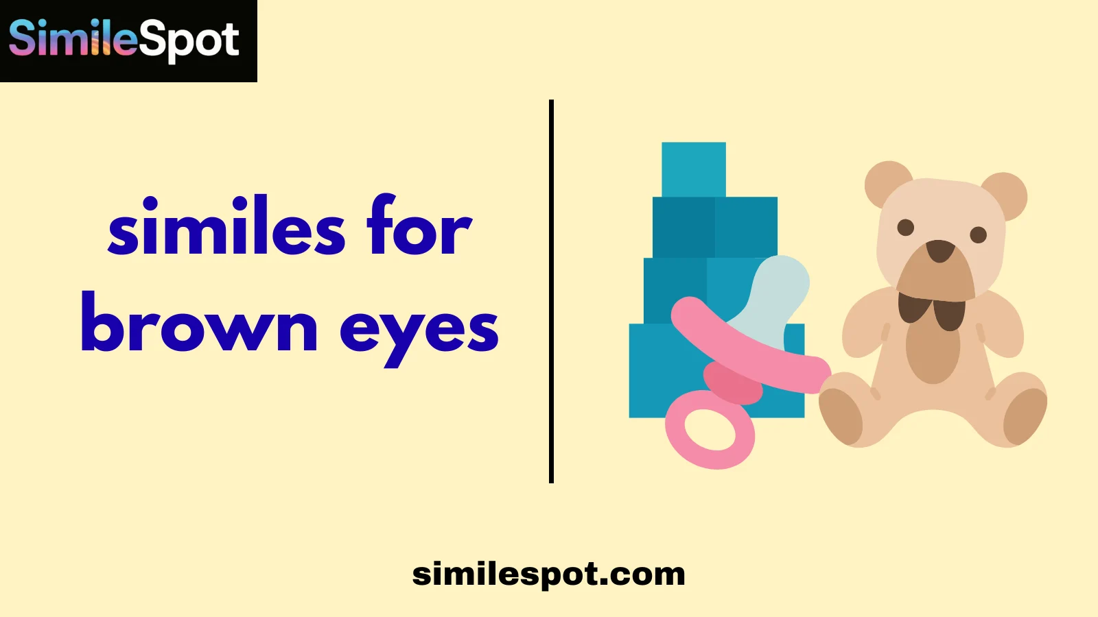 similes for brown eyes