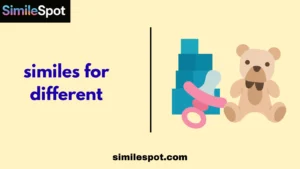 similes for different