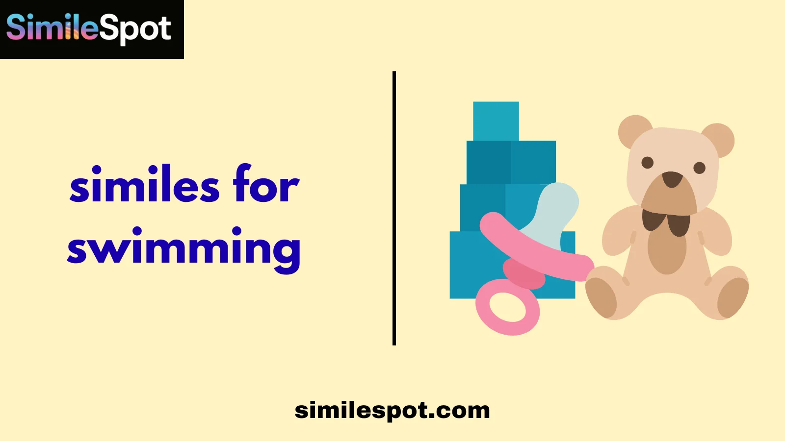 similes for swimming