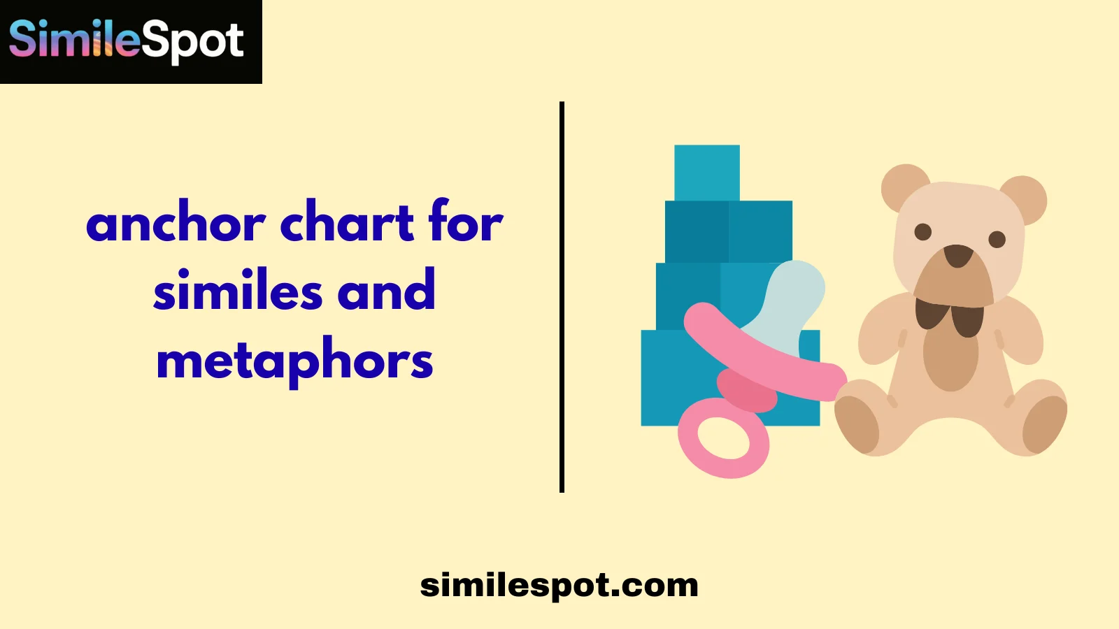 anchor chart for similes and metaphors