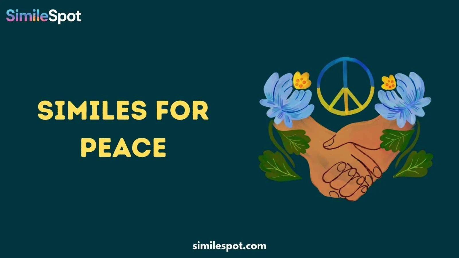 similes for peace