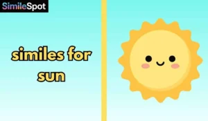 similes for sun