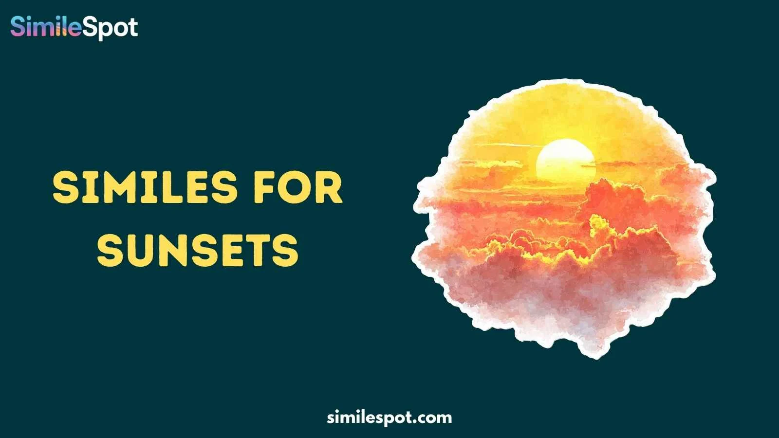 Similes for Sunsets