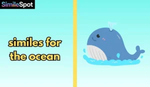 similes for the ocean