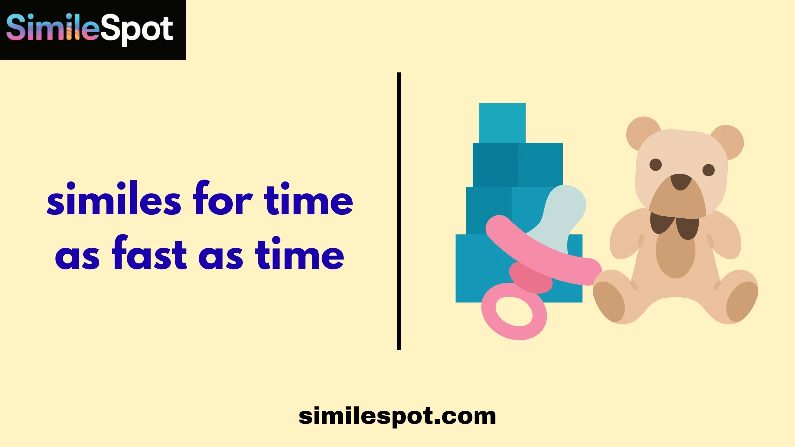similes for time as fast as time