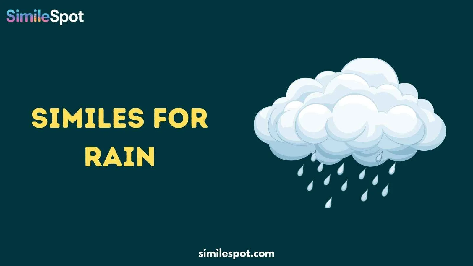 Similes for Rain