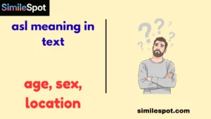 asl meaning in text