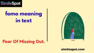 fomo meaning in text