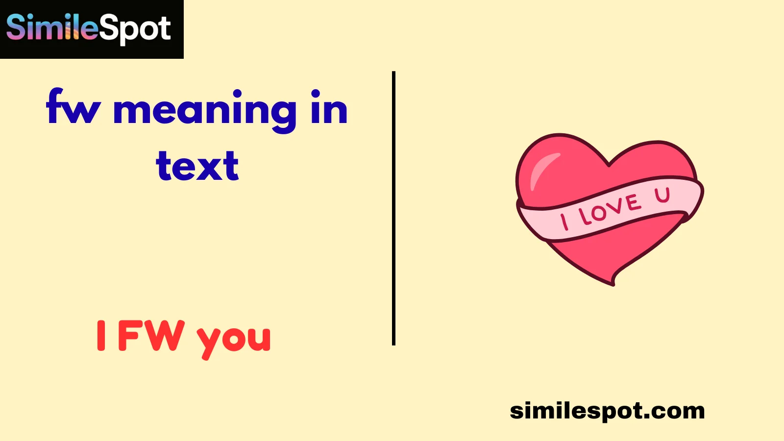 fw meaning in text