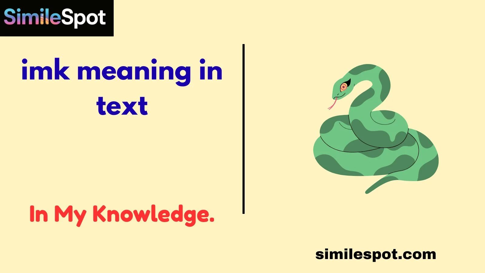 imk meaning in text