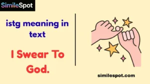 istg meaning in text
