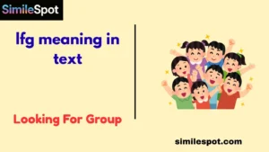 lfg meaning in text