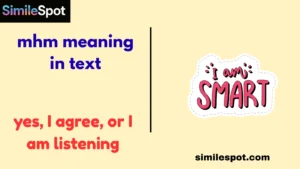 mhm meaning in text