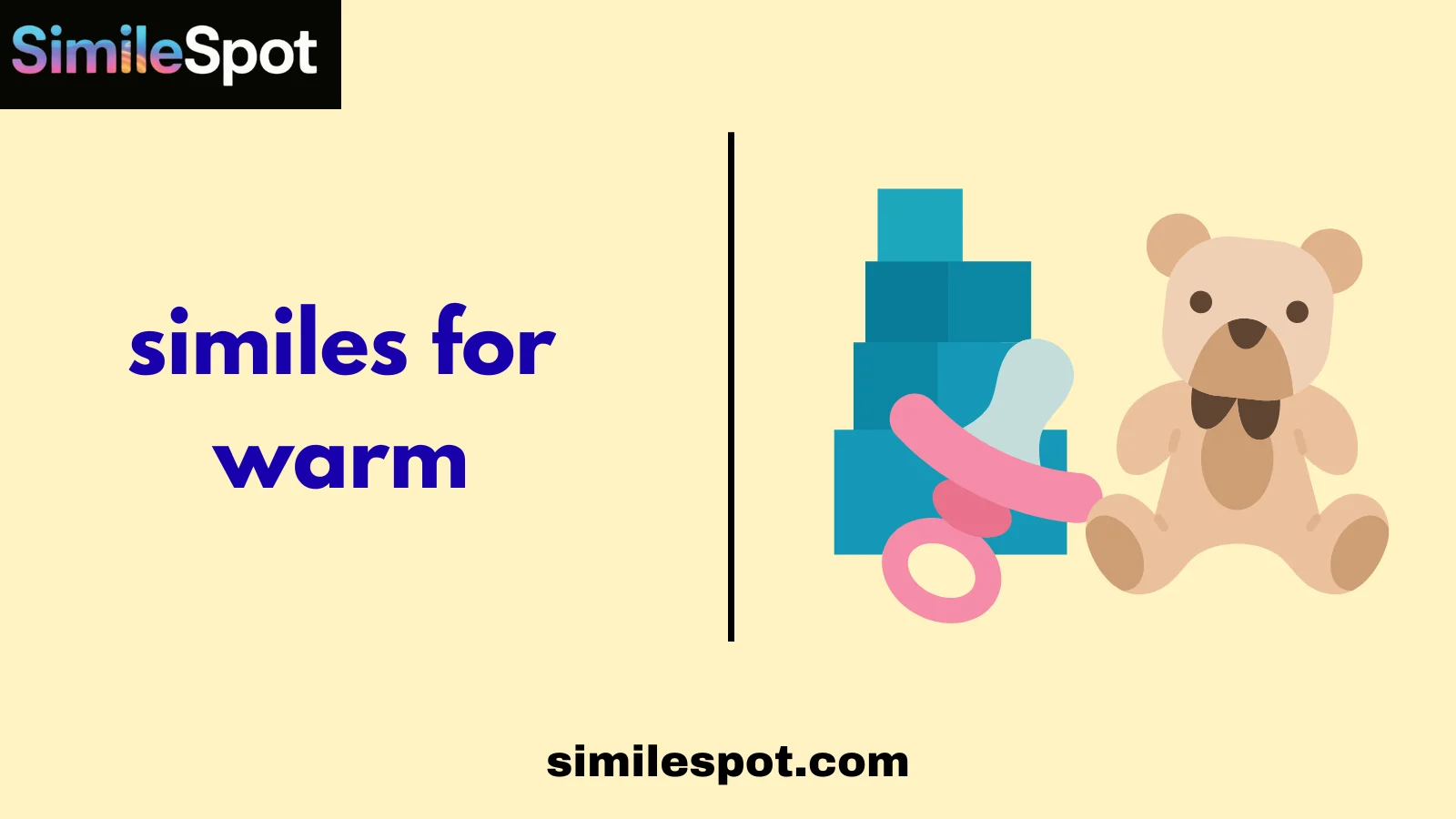 similes for warm