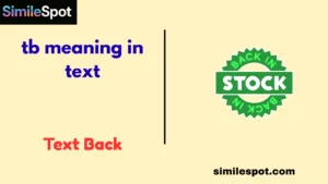 tb meaning in text