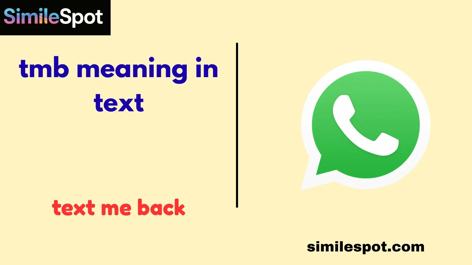tmb meaning in text