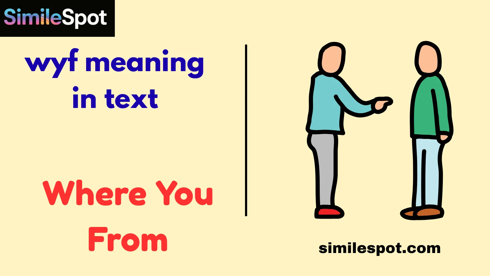 wyf meaning in text