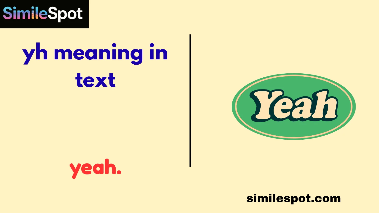 yh meaning in text
