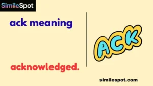 ack meaning
