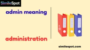admin meaning