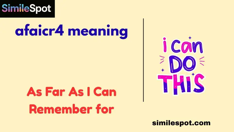 afaicr4 meaning