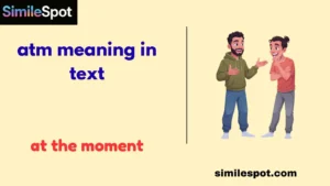 atm meaning in text