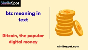 btc meaning in text