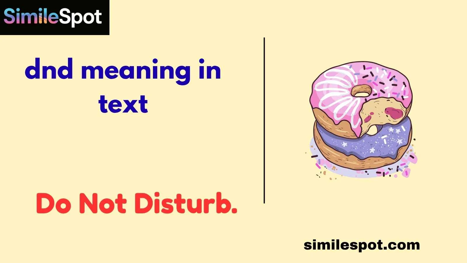 dnd meaning in text
