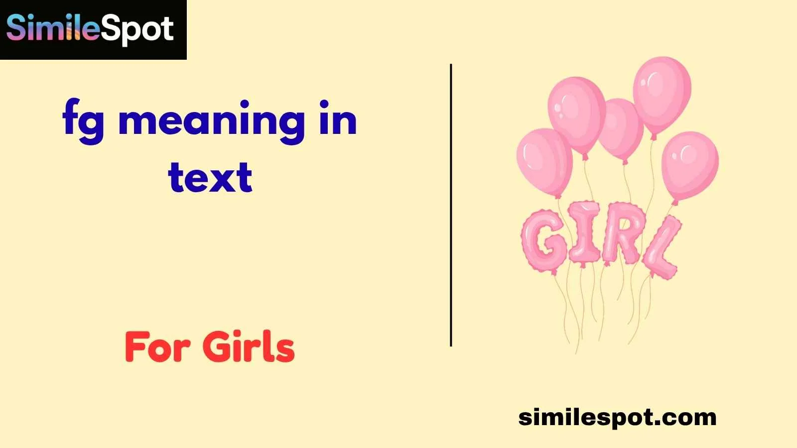 fg meaning in text