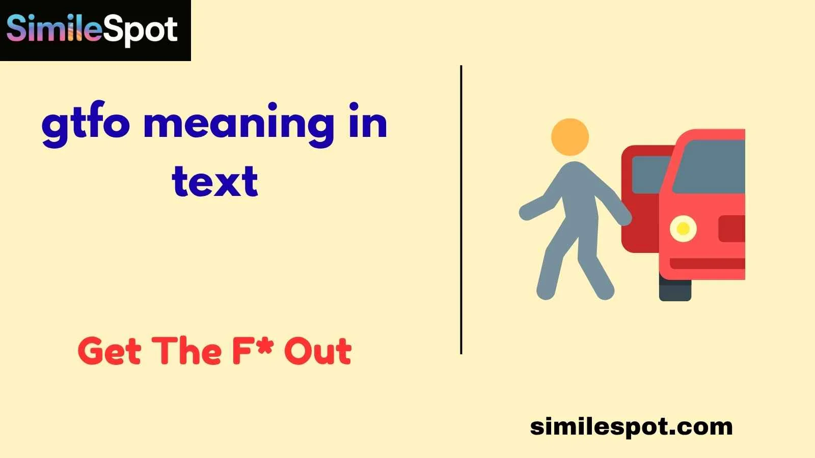 gtfo meaning in text