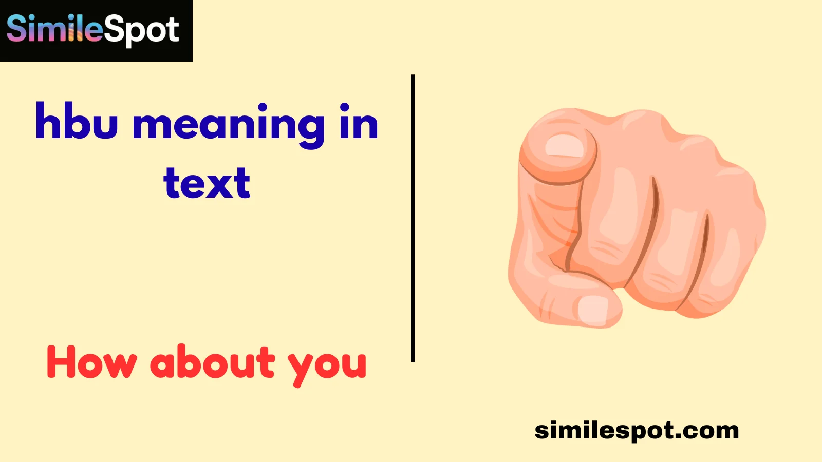 hbu meaning in text